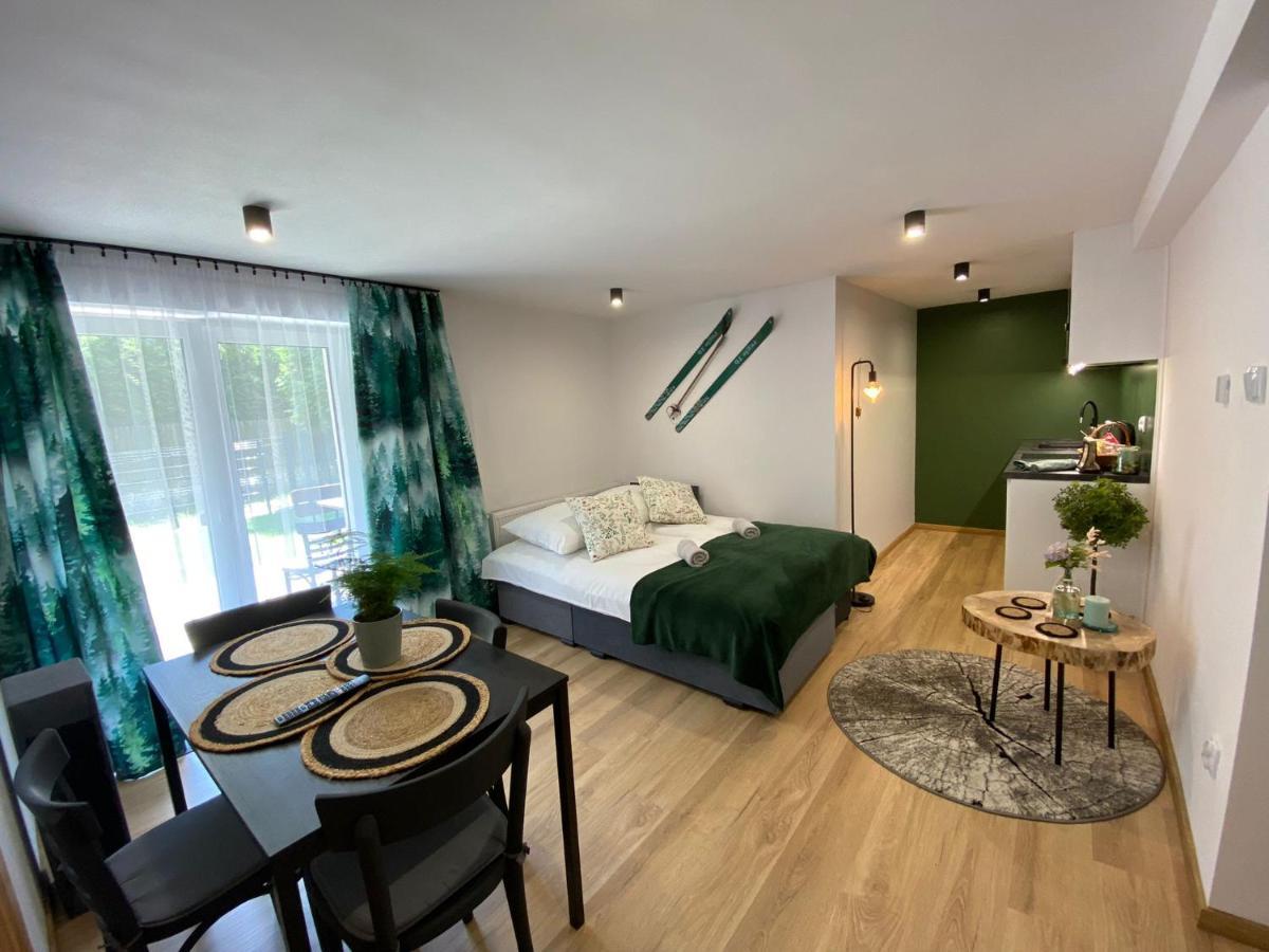 U Gazdy - Apartament Z Ogrodem I Tarasem , Przy Gondoli Szczyrk Εξωτερικό φωτογραφία